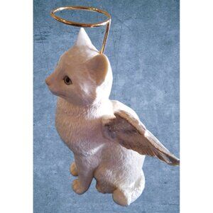 Angel Cat Figurine by Lenox "Face of an Angel" Classic Cat Collection